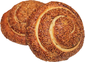 susamlı sarma simit